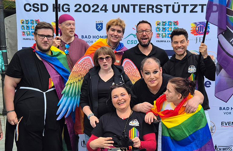 Beim CSD Bad Homburg 2024
